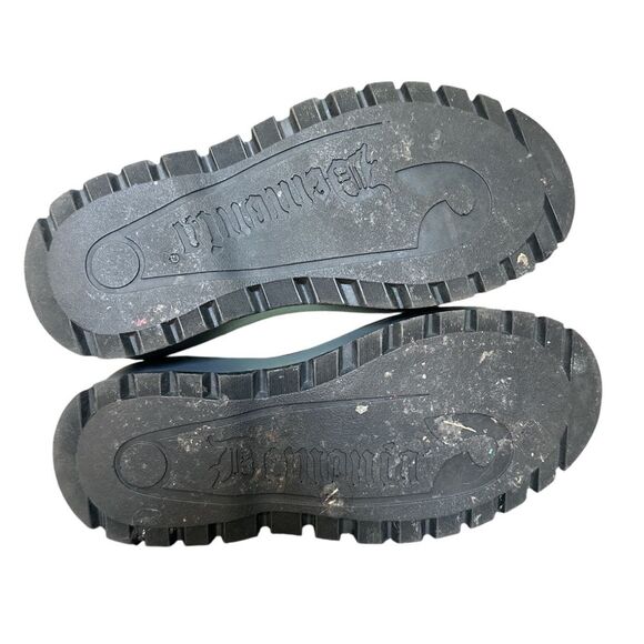 Demonia Glow In The Dark Ankle Boots 2" Platform Size 7 Spider Web - Picture 11 of 16